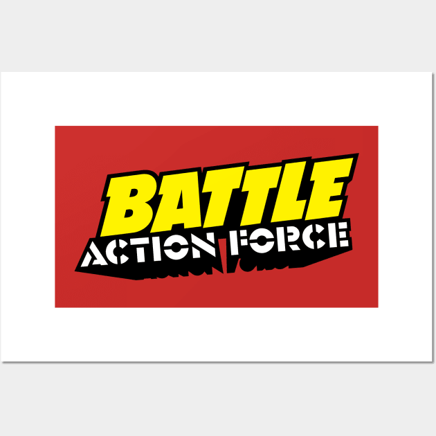 Battle Action Force 1985 annual logo Wall Art by JackCouvela